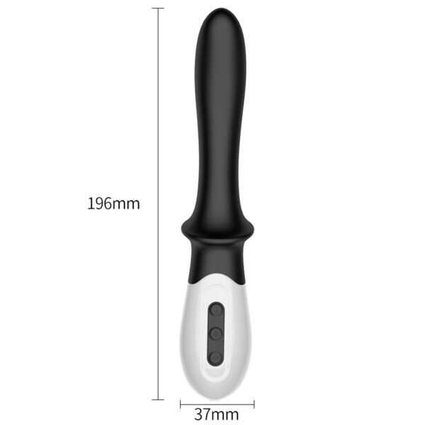 Wibrator Silicone Prostate / G spot Massager USB 10 Function / Heating - obrazek 7