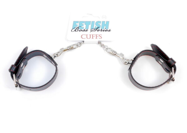 Fetish B   Series Handcuffs 3 cm Red Lline - obrazek 7