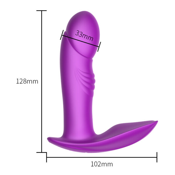 Stymulator   B   Series   Silicone Panty Vibrator USB 7 Function / Heating / Impact function - obrazek 7