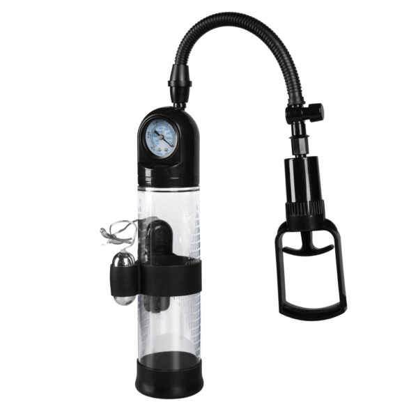 Pompka Powerpump MASTER Vibrating   Black&Clear - obrazek 7