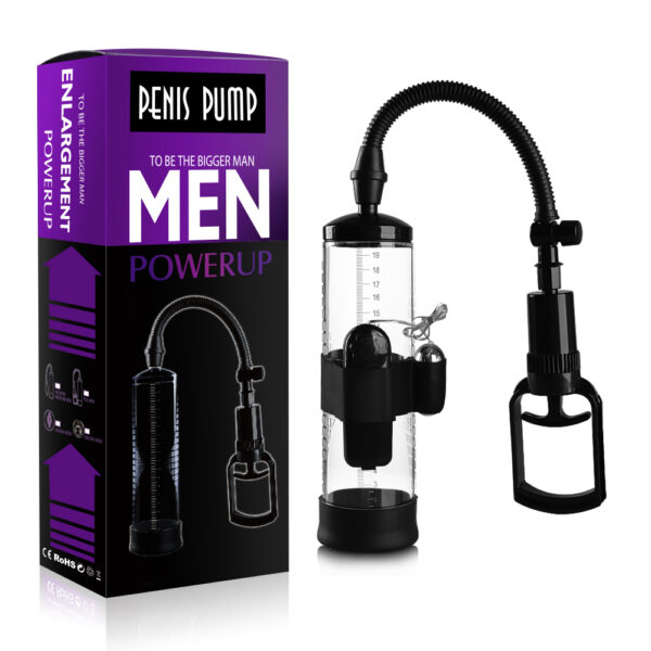 Pompka Powerpump MAX Vibrating   Black&Clear - obrazek 7