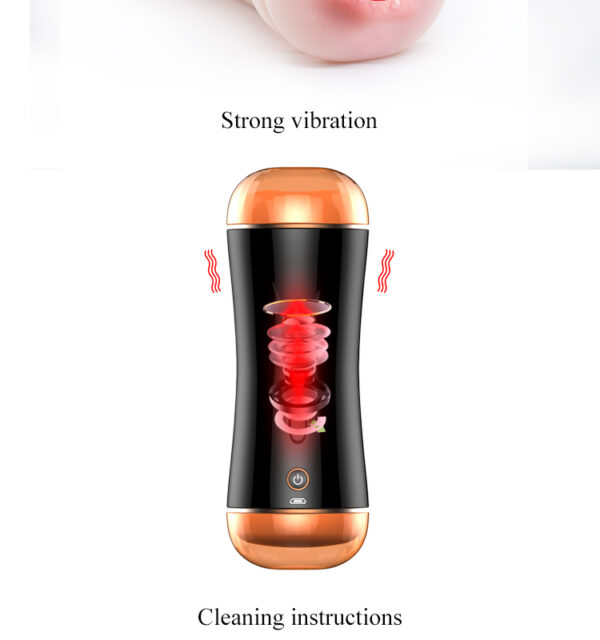 Masturbator Vibrating Masturbation - obrazek 7