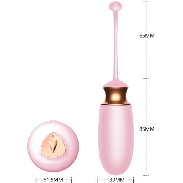 Jajko/wibr Vibrating Silicone Love EGG USB 10 Function / Heating / Voice Control - obrazek 7