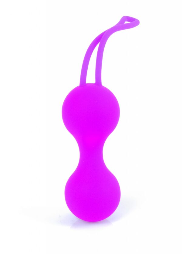 Kulki Silicone Kegal Balls Set   Purple - obrazek 7
