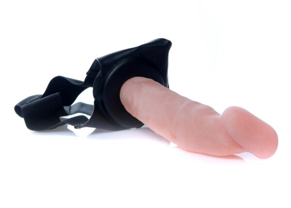 Proteza Vibrating Hollow Strap on   Cyber Skin - obrazek 7