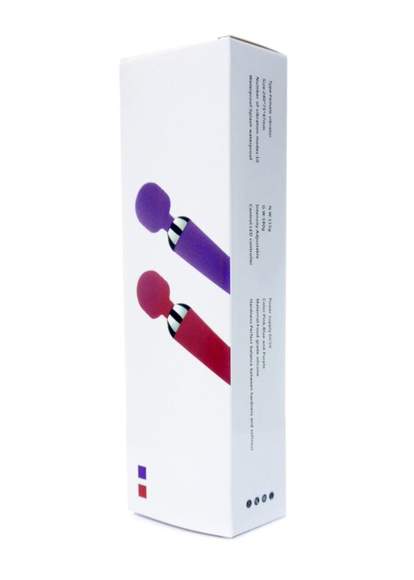 Stymulator Power Massager Wand USB Pink 10 funkcji - obrazek 7