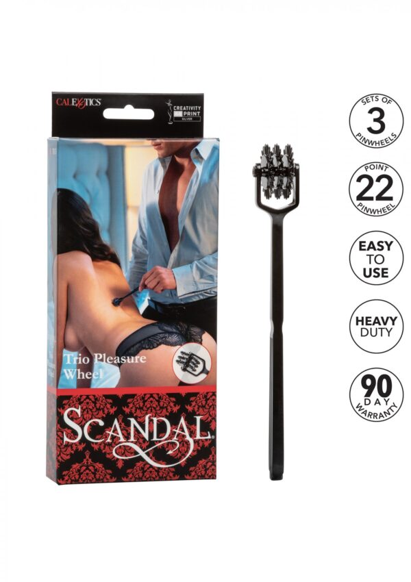 Scandal Trio Pleasure Wheel Black - obrazek 7