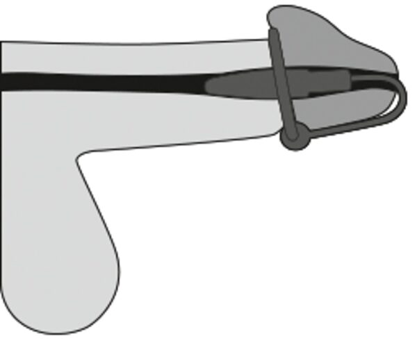 Penis Plug+Silicone Glans Ring - obrazek 7