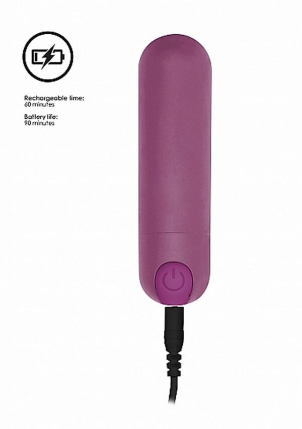 10 Speed Rechargeable Bullet   Purple - obrazek 7
