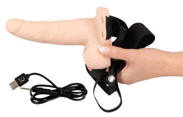 Vibrating Strap On Sleeve - obrazek 7