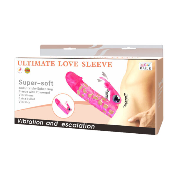 BAILE   ULTIMATELOVE SLEEVE, 10 vibration functions - obrazek 6