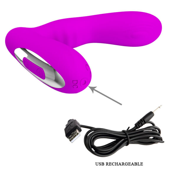 PRETTY LOVE  Piper, 12 vibration functions 12 pulse wave settings - obrazek 6