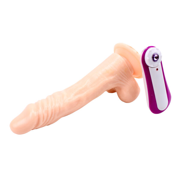 JAMES DEEN 8.5 Vibrating Dildo - obrazek 7