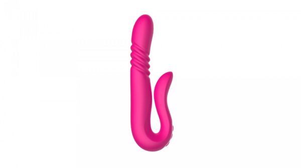 Deluxe Twirling Vibrating Thruster RED - obrazek 7