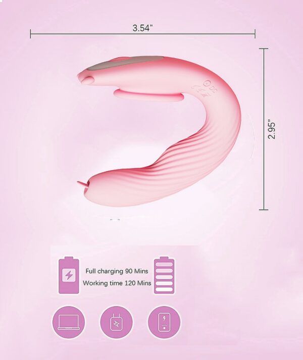 Remote Wearable Tongue licking Vibrator - obrazek 7