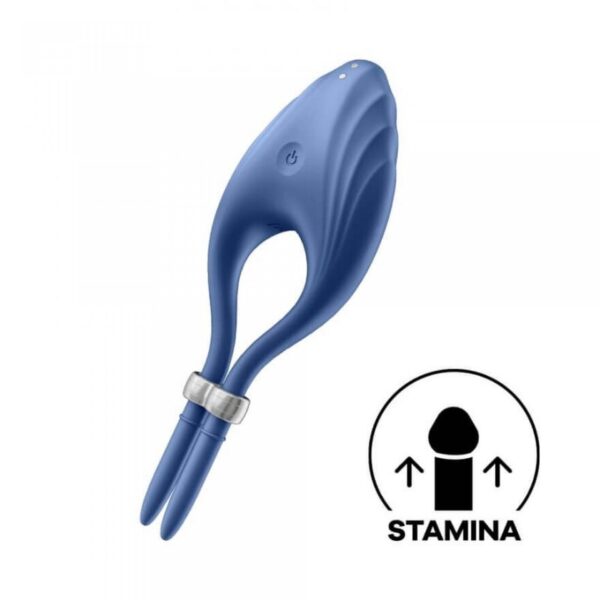 Pierścień Duelist Ring Vibrator (Blue) - obrazek 7