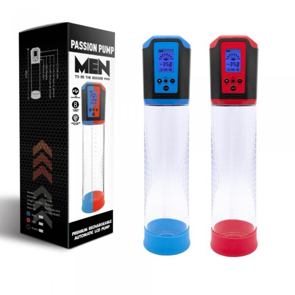 Pompka  PASSION PUMP, PREMIUM RECHARGEABLE AUTOMATIC LCD PUMP - obrazek 7