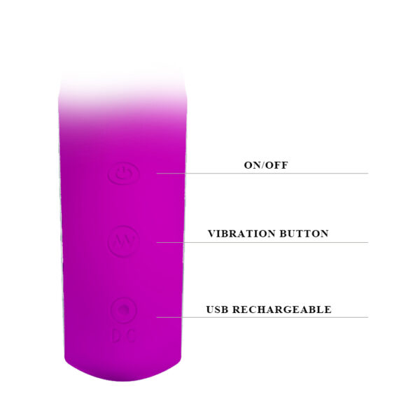 PRETTY LOVE   ELMER, PURPLE, USB, 12 function - obrazek 7
