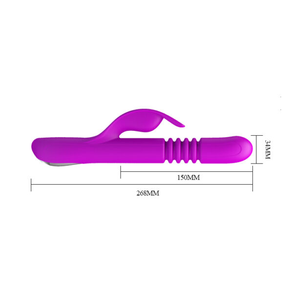 PRETTY LOVE   DONAHUE, USB, 12 vibration, 4 rotation - obrazek 6