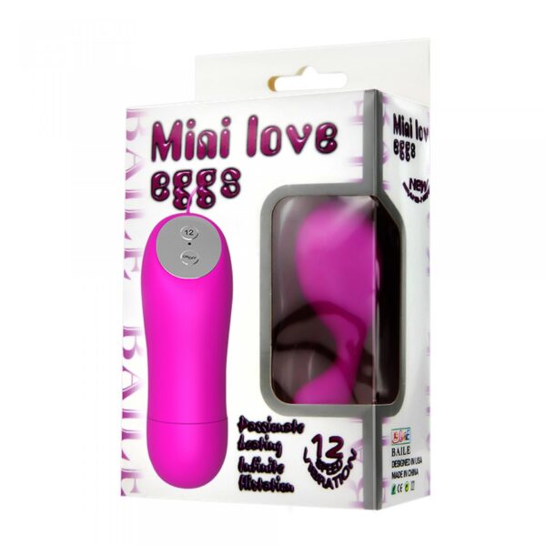 BAILE  Mini love eggs, 12 vibration functions - obrazek 7