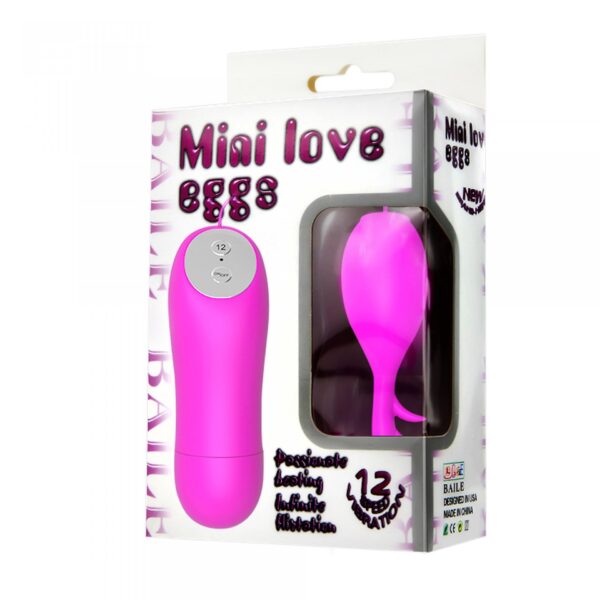 BAILE  Mini love egg, 12 vibration functions - obrazek 7