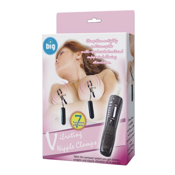 BAILE  Nipple Clamps, 7 vibration functions - obrazek 7