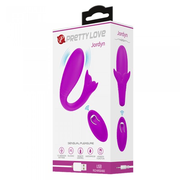 PRETTY LOVE   Jordyn, 12 vibration functions Wireless remote control - obrazek 7