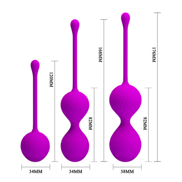 PRETTY LOVE   KEGEL BALL PURPLE - obrazek 7