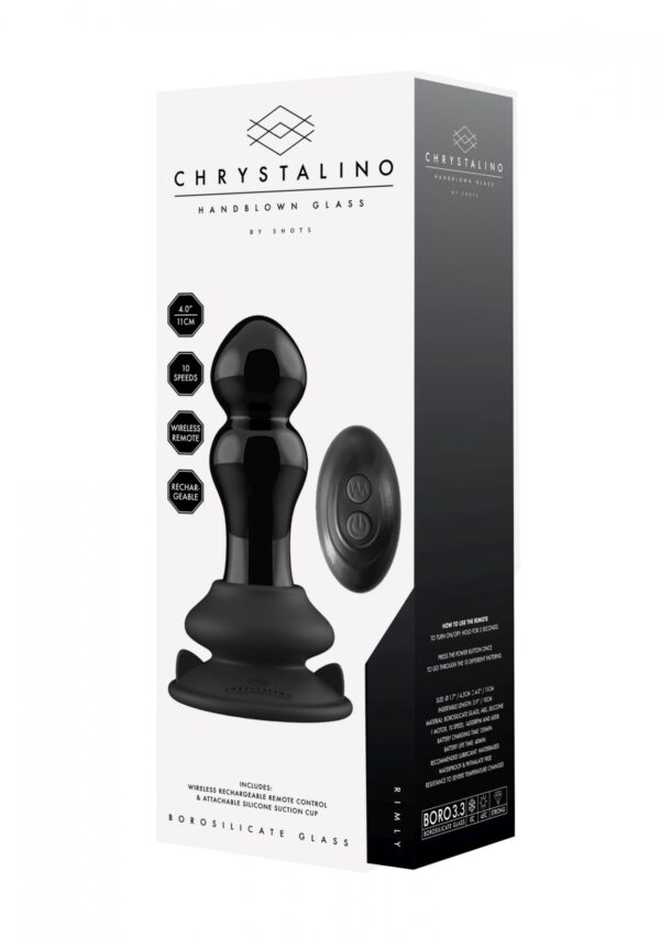 Rimly   With Suction Cup and Remote   10 Speed   Black - obrazek 7