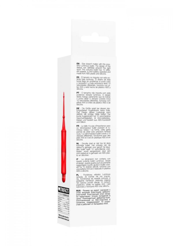 Circe   ABS Bullet With Sleeve   10 Speeds   Red - obrazek 7