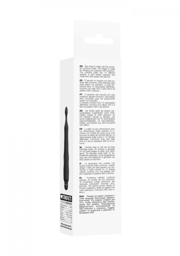 Dido   ABS Bullet With Sleeve   10 Speeds   Black - obrazek 7
