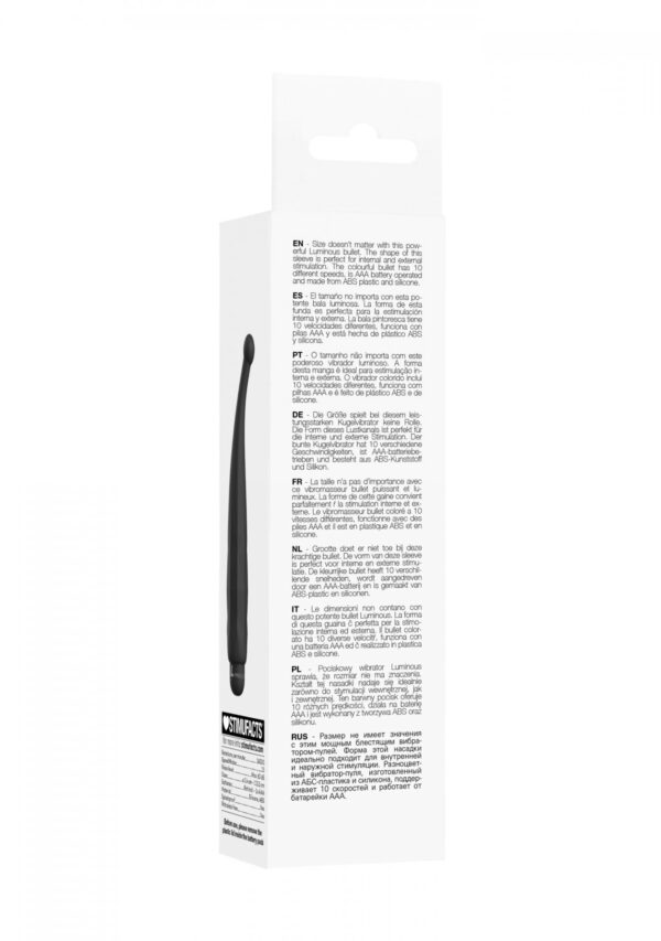 Lyra   ABS Bullet With Sleeve   10 Speeds   Black - obrazek 7