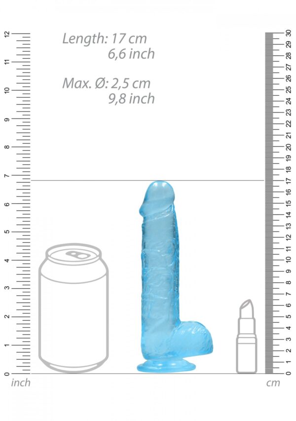 Realistic Dildo with Balls   6/ 15 cm - obrazek 7