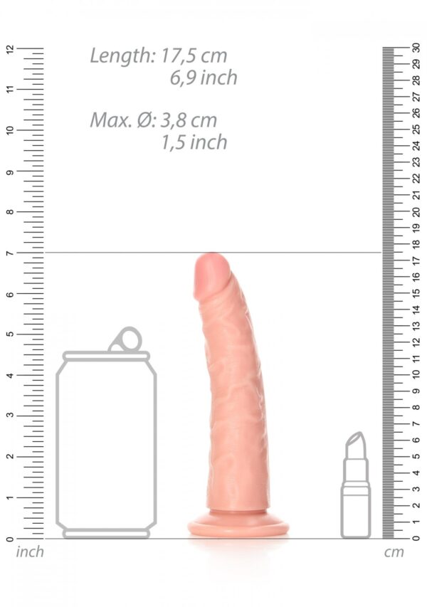 Slim Realistic Dildo with Suction Cup   6/ 15,5 cm - obrazek 7