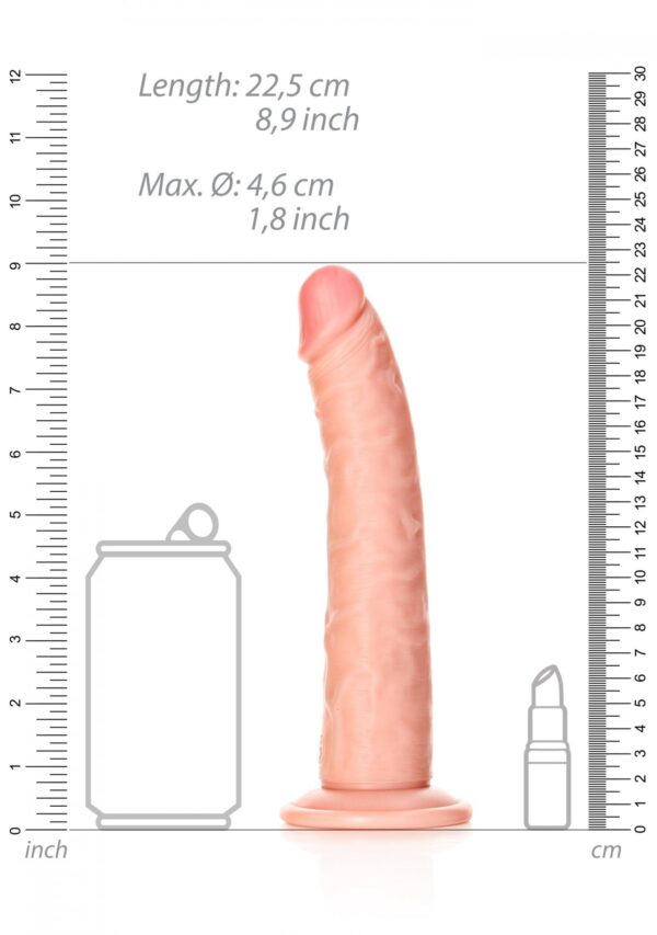 Slim Realistic Dildo with Suction Cup   8/ 20,5 cm - obrazek 7