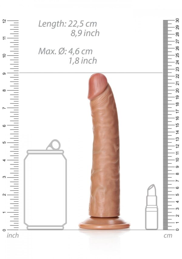 Slim Realistic Dildo with Suction Cup   8/ 20,5 cm - obrazek 7