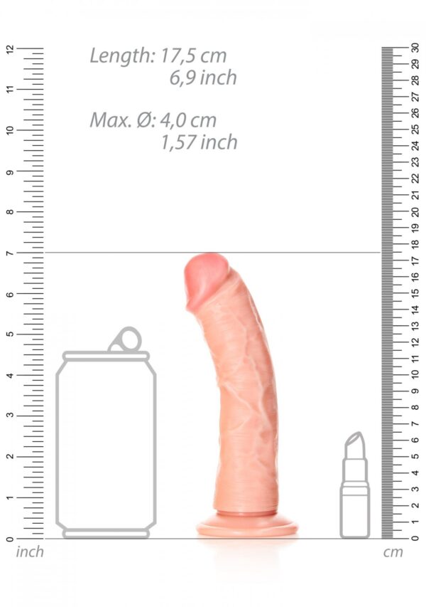 Curved Realistic Dildo with Suction Cup   6/ 15,5 cm - obrazek 7
