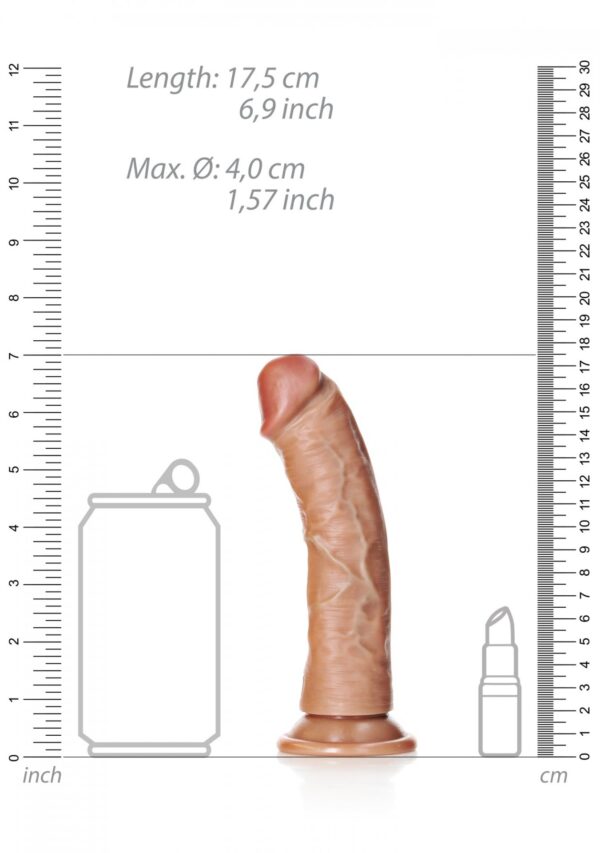 Curved Realistic Dildo with Suction Cup   6/ 15,5 cm - obrazek 7
