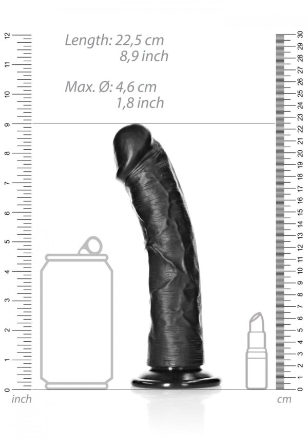 Curved Realistic Dildo with Suction Cup   8/ 20,5 cm - obrazek 7