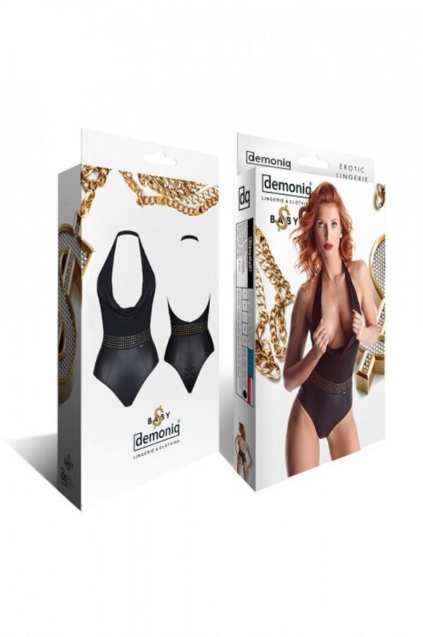 Bielizna SAMANTHA001 body czarne M - obrazek 7