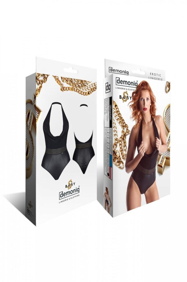 Bielizna SAMANTHA001 body czarne XL - obrazek 7