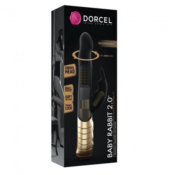 BABY RABBIT BLACK & GOLD 2.0   RECHARGEABLE - obrazek 7