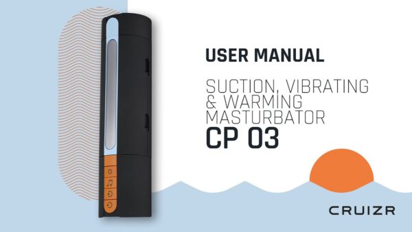 CRUIZR CP03 Deluxe Vibrating And Sucking Automatic Masturbator With Adapter - obrazek 7