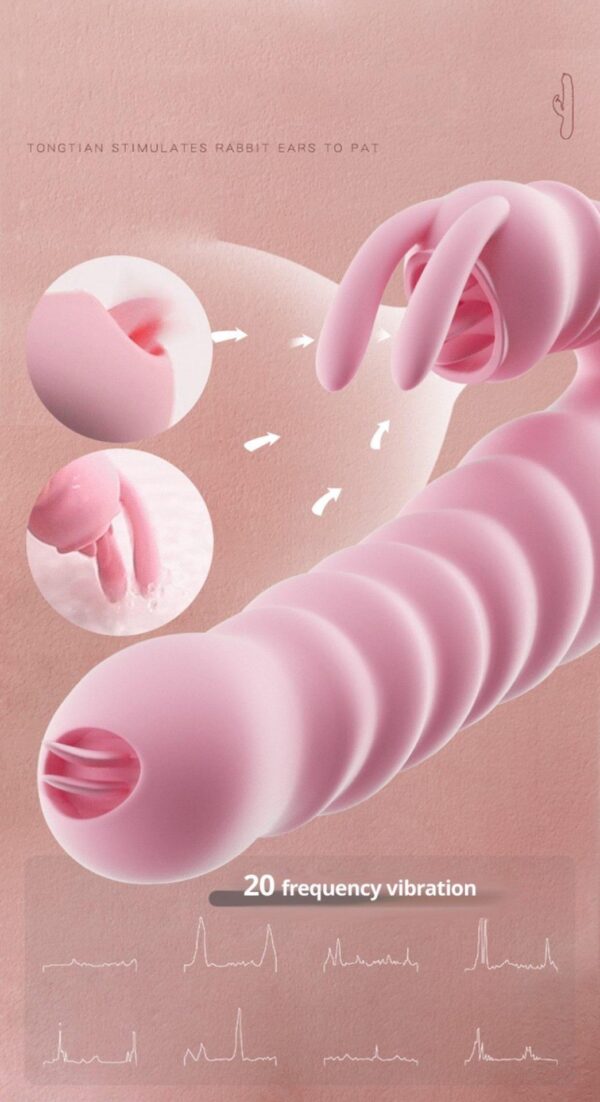 Wibrator Hannah USB  Pink - obrazek 7