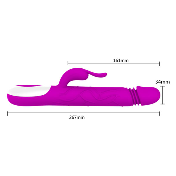 PRETTY LOVE   ADRIAN USB 4 rot; 12 vibration - obrazek 7