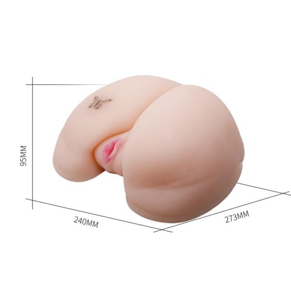 BAILE  REALISTIC VAGINA AND ASS, Vibration Rotation Heating function Sex talk - obrazek 5