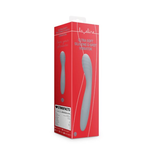 Ultra Soft Silicone G Spot Vibrator   Basalt Grey - obrazek 7