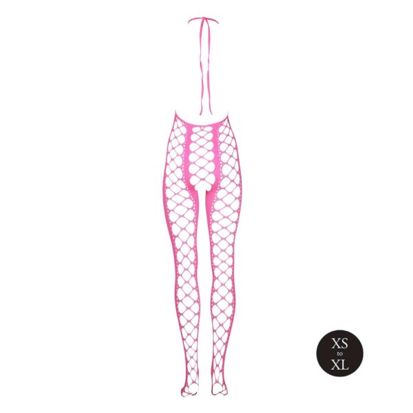 Bodystocking with Halterneck   Pink   XS/XL - obrazek 7