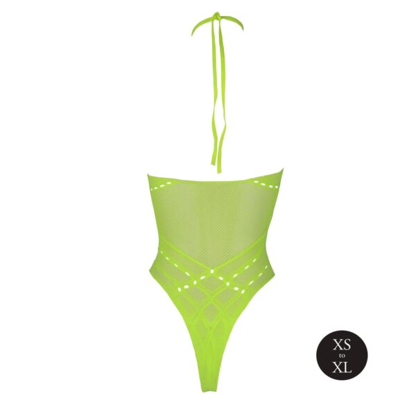 Body with Halter Neck   Neon Green   XS/XL - obrazek 7