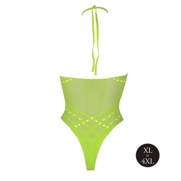 Body with Halter Neck   Neon Green   XL/XXXXL - obrazek 7